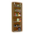 Vaser Designs Trademark Commerce  5 Foot Overdoor Storage Basket Rack 6 Shelves Hold VA16683